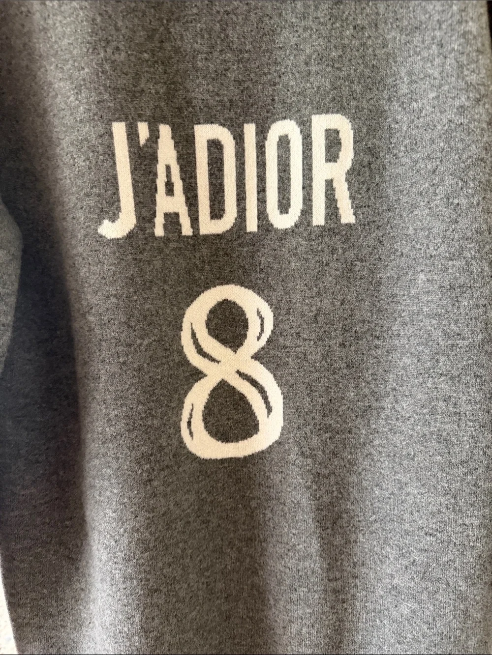 Authentic Christian Dior J'ADIOR 8' Hooded Cashmere Sweater  Size 6